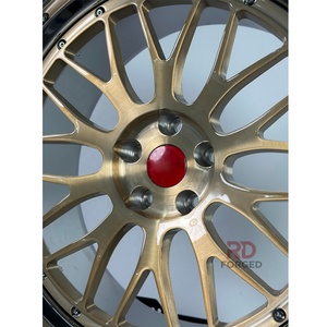 Jantes de voiture de course en or brossé de 19 à 24 pouces pour voitures de luxe, forgées en 2 ou 3 pièces, compatibles avec BS LM LeMans - Product Image 4