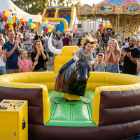 Offre Spéciale : Machine de Jeu de Rodeo Gonflable Dola en PVC, Garantie 1 An, pour Enfants et Adultes (2-15 ans), Sport Mécanique