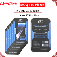 MOQ : 10 pièces, vente en gros, écran tactile LCD souple et rigide JK OLED pour iPhone X XS XR 11 12 13 14 15 16 16E 17 Mini MAX Plus Pro