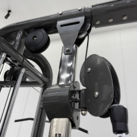 Appareil de musculation multifonctionnel 5 stations avec croisement de câbles, barre de traction et presse triceps, équipement de fitness commercial CE ISO