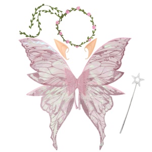 Juego de 4 Alas de Mariposa para Niños, Accesorio para Halloween, Graduación, Navidad, Fiestas, Disfraces, Vestido de Alas de Tela de Alta Calidad - Product Image 5