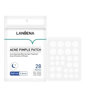 Lanbena thoáng khí mụn vá Blemish mụn Remover Công cụ cho khuôn mặt ống chân trán tự nhiên mụn các bản vá lỗi - Product Image 1