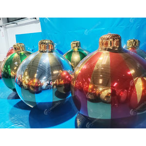 Bola Natal Raksasa Logo Kustom, Bola Cermin Reflektif untuk Iklan, Dekorasi Acara Natal Promosi - Product Image 4