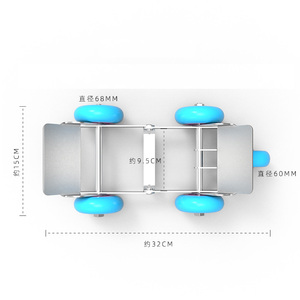 Poussoir à pneus plats pour vélo électrique, matériel en fer, outil de déplacement pour <span class=keywords><strong>moto</strong></span>, <span class=keywords><strong>remorque</strong></span> d'auto-sauvetage, accessoires d'urgence - Product Image 5