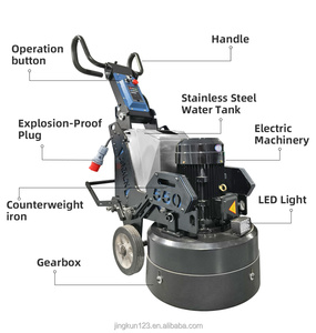 Высококачественная ручная планетарная шлифовальная машина для пола из мрамора и бетона, для сухой и влажной полировки, высокоэффективная - Product Image 5