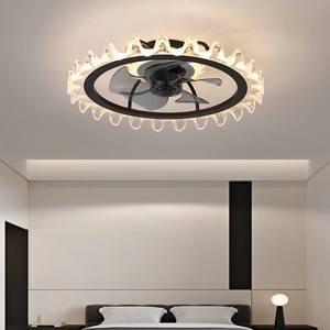 Ultra-Quiet Modern <b>Ceiling</b> <b>Fan</b>, <30dB DC Motor, 3-Color Temp <b>LED</b> (3000K-6500K), 5-Blade, Smart APP Control - Product Image 2
