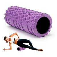 Bâton de massage Muscle Fitness de haute qualité Relax Rouleau de colonne en mousse avec logo personnalisé Rouleau de mousse creux pour le dos de yoga