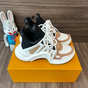 High-end Fashion Trend LOve Designer Brand Retro-style Sporty Lace-up Breathable Mesh Sports <b>Shoes</b> and Casual Walking <b>Shoes</b> - Product Image 3