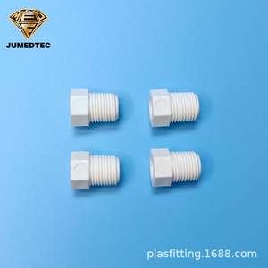 Adaptador de rosca JUMEDTEC de nailon para tuberías, de 1/8-27NPT a 1/4-28UNF, para accesorios de plomería - Product Image 3