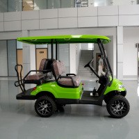 Voiturette de golf électrique 4 places homologuée pour la route, batterie 48V, véhicule utilitaire pour les communautés résidentielles