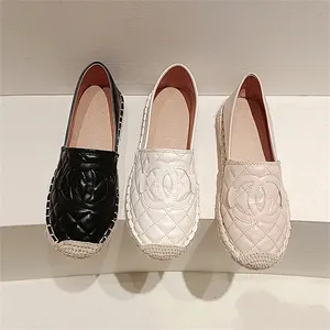 Sepatu Espadrilles Wanita, Kasut Espadrille Datar Musim Panas