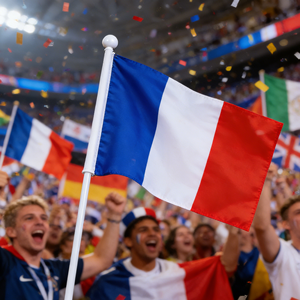 Drapeaux à main de l'Europe, douze pays, pour la fête nationale, en polyester, vente en gros, <span class=keywords><strong>France</strong></span>, 2026 - Product Image 3