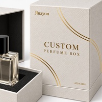 Boîte à parfum rigide avec couvercle, en papier spécial gaufré textile super blanc, avec logo personnalisé, 10x10x14cm, insert en mousse surélevé