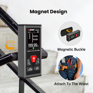 מד טווח לייזר כפול Sndway Sw-dr Sw-dg, דיגיטלי, מגנטי, נטען, עם אפשרות להתאמה אישית של לוגו, לכלי בנייה - Product Image 3