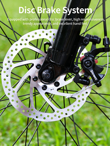 Bicicleta de Montaña WOWEI de 26 Pulgadas, <span class=keywords><strong>Componentes</strong></span> de Aleación de Aluminio, 21 Velocidades, Frenos de Disco Hidráulicos, Suspensión Delantera de 80 mm de Recorrido, Todoterreno - Product Image 3