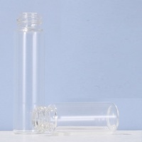 Vente en gros de flacons pulvérisateurs en verre transparent de 10 ml avec bouchon à vis pour l'emballage d'huiles essentielles et de parfums