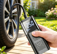 Tire Inflator Portable Air Compressor Pump With Tire Pressure Gauge