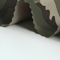 Tissu sergé camouflage 100 % polyester 300 g/m² 150 cm brossé pour vêtements de travail, vêtements d'extérieur, chemises, vêtements pour enfants