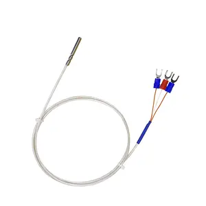 WZP-035 PT100 Sonde 5*35mm Kabel 1-20m Platin Wärme widerstand RTD Korrosion Wasserdichter antiseptischer Temperatur sensor