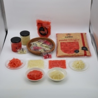 Gingembre pour Sushi/Gingembre Rouge Mariné pour Sushi, Emballages Personnalisés, Meilleures Ventes au Japon