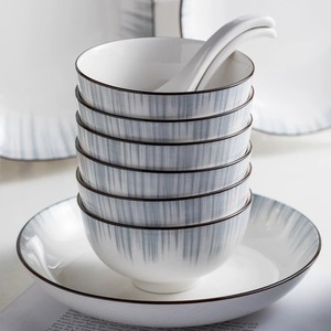 <span class=keywords><strong>Vaisselle</strong></span> de maison, bols à riz et à soupe, ensemble <span class=keywords><strong>complet</strong></span> de <span class=keywords><strong>vaisselle</strong></span>, céramique nordique, <span class=keywords><strong>vaisselle</strong></span> en gros, ensembles de <span class=keywords><strong>vaisselle</strong></span> créatifs minimalistes, fête acceptée - Product Image 3