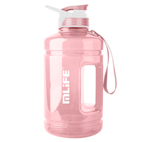 Bouteille d'eau de sport personnalisée avec logo, vente en gros, 2 L, demi-gallon, qualité alimentaire, sans BPA, portable, pour la salle de sport, l'extérieur et le fitness