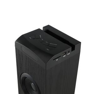 Altavoz de doble Torre, armario de madera terminado en negro, torre de cine en casa de <span class=keywords><strong>vinilo</strong></span> - Product Image 3