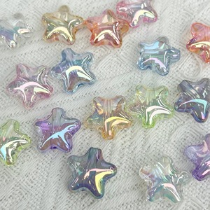 100 cái/túi độ sáng cao Dazzle màu UV chữ thập tim Bracelet Loose hạt bán buôn hỗn hợp 20 mét Acrylic hạt - Product Image 5