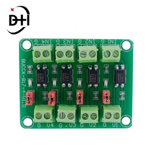 PC817 Módulo Adaptador Convertidor de Voltaje con Aislamiento por Optoacoplador de 4 Canales 3.6-30V, Controlador Fotoeléctrico Aislado - Product Image 3