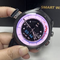 Büyük pil H19 5G akıllı saat Sim kart 4G Android Youtube Tiktok Twitter Facebook AMOLED dönen kamera 200W H19 Smartwatch