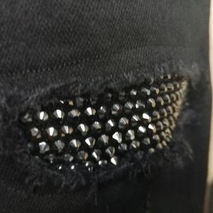 2019 Wholesale Custom <b>g</b> <b>String</b> Spray Jersey With Jeans Skinny Ripped With Rhinestone <b>Mens</b> Denim Jeans Pants <b>Men</b> Hecho En China - Product Image 6