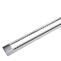 Boîtier de montage en surface pour luminaire LED T8 IP20, grille LED mince avec support de réflecteur, 1x2 pieds, 1x4 pieds, 2x2 pieds, 2x4 pieds