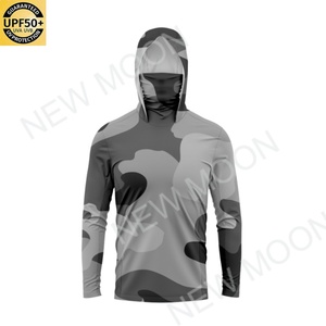 Vêtements de pêche personnalisables, vêtements de pêche à impression numérique personnalisée, vêtements de pêche anti-UV UPF 50+ - Product Image 1
