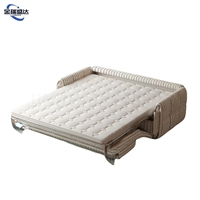 Canapé-lit pliable multifonctionnel JINRUISHENGDA avec zones séparées pour s'asseoir et dormir, canapé-lit double rétractable