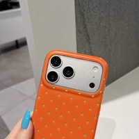 Coque de téléphone IMD à pois tendance avec motif cœur, antichoc et protectrice pour iPhone 18 17 Pro Max 16 15 14