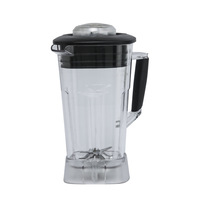 KS-1053 1050 1060 Accessoires pour robot culinaire et mixeur : Ensemble de gobelets épaissis anti-fuite avec lame, comprenant le gobelet supérieur, le gobelet inférieur, le gobelet de base et le gobelet de stockage