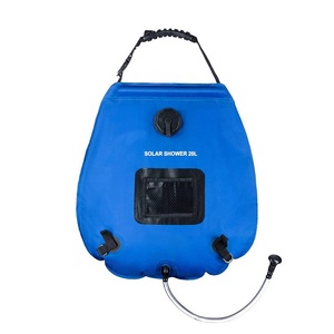 Bâche en PVC multifonctionnelle 15L 20L Douche solaire de camping en plein air avec thermomètre - Product Image 4