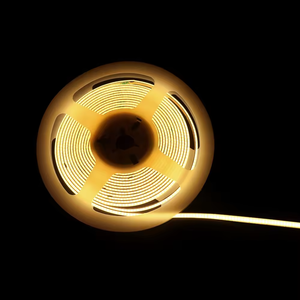 Tira de Luces LED RGB de Cobre de Alta Eficiencia de 24 V, CRI 90, Cortable, con Control Remoto, 11 W, Flexible, Blanco Cálido - Product Image 4