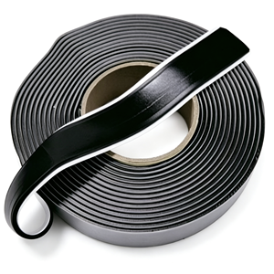 Ruban d'étanchéité en butyl noir double face de 10 mm de large, écologique, imperméable, pour la réparation des fuites de toiture, des gouttières, de la construction, garantie de 5 ans - Product Image 1