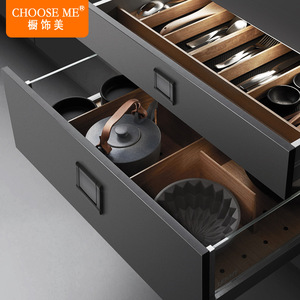Choose Me Zinc Alloy <b>Drawer</b> Handle Rectangle Minimalist Design Surface Mount - Product Image 2