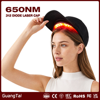 Casque de thérapie capillaire infrarouge LED laser à lumière rouge pour la repousse des cheveux et le traitement de la perte de cheveux