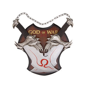 <span class=keywords><strong>Kratos</strong></span>-<span class=keywords><strong>espada</strong></span> doble de Dios de la guerra, placa de madera incluida - Product Image 1