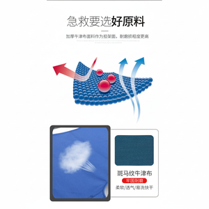 Camilla Multifuncional de un Solo Marco para Escaleras, Portátil, para Emergencias de Incendio, Rescate, Dispositivo de Transporte Doméstico, Seguridad y Supervivencia - Product Image 1