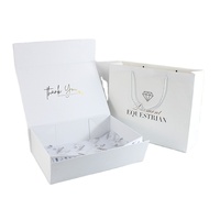 Emballage de cheveux de perruque de couleur beige de grande taille avec conception de logo personnalisée boîte magnétique pliante avec soie satinée