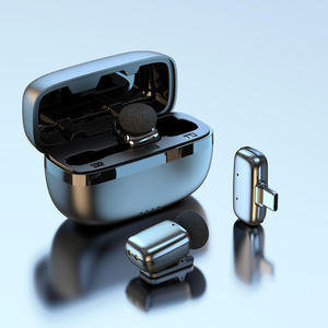 Mini micrófono para teléfono, con clip, inalámbrico, Plug and Play, micrófono de solapa en miniatura, para entrevistas, vlogging, profesional, compacto - Product Image 3