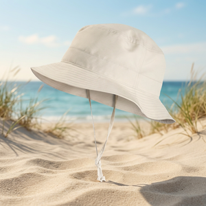 Chapeau Bob à Rayures Imprimées Numériquement avec Protection Solaire pour Randonnée et Voyage en Plein Air 100% Polyester Circonférence de Tête 58cm - Product Image 2