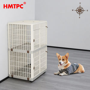 Yeni ev kedi villa plastik evcil hayvan kafesi büyük alan çift - Product Image 2