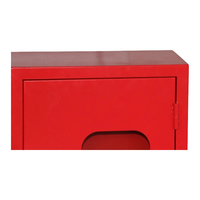 Armoire d'équipement de lutte contre les incendies à double porte de haute qualité avec enrouleur de tuyau et extincteur