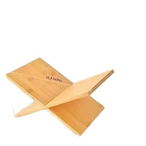 Detachable Book Shelf Solid Wood Office <b>File</b> Organizer Kitchen Recipe <b>Storage</b> Rack Rectangle Standing Type 1st Floor - Product Image 5