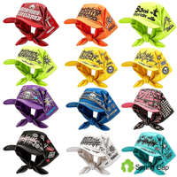 Casquette Bandana Personnalisée pour Rappeur, Impression par Sublimation Personnalisée, Bandanas Multifonctions, Écharpe, Couvre-chef, Casquette de Baseball
